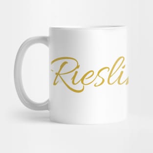 Riesling love in gold Mug